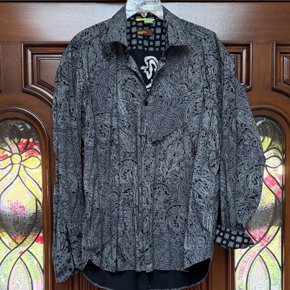 Vintage Havana Nines Long Sleeve Reversible Cuff Shirt
